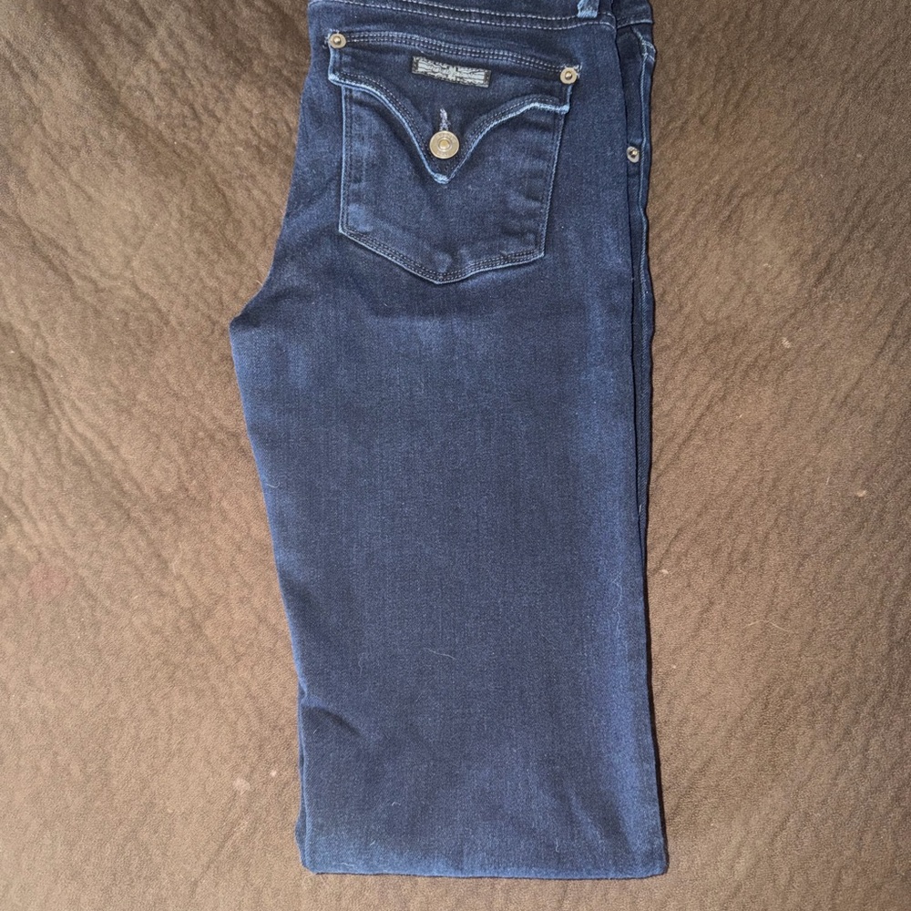 Women’s Hudson Dark Blue Denim Jeans - Classic Pocket Detail